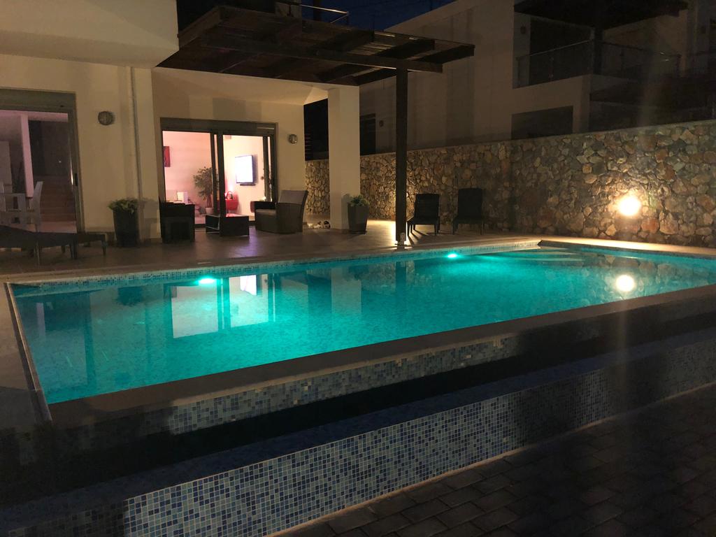 Pool at night